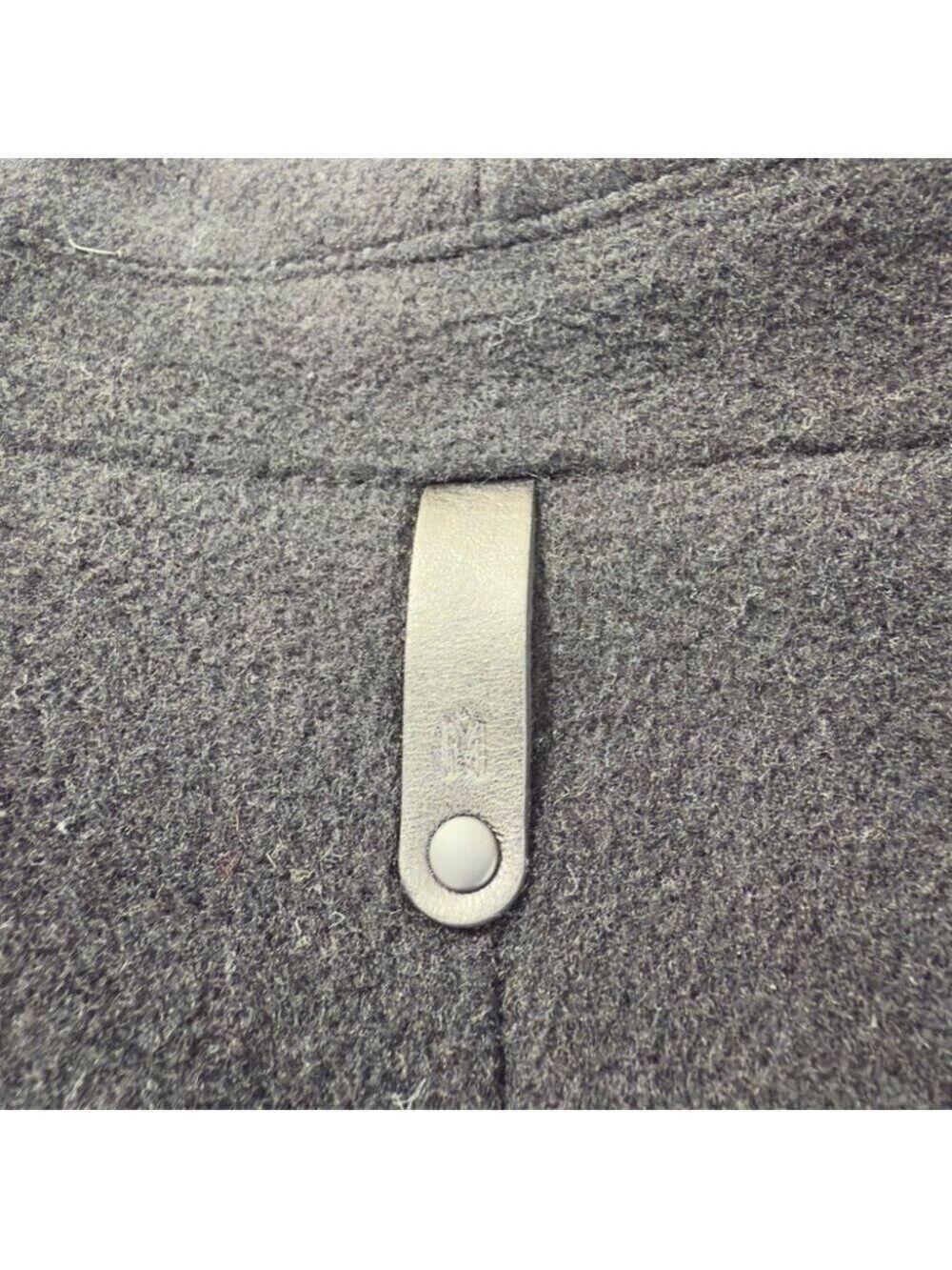 Mackage Dillon Black Wool Cashmere Blend Coat Medium - Picture 16 of 16